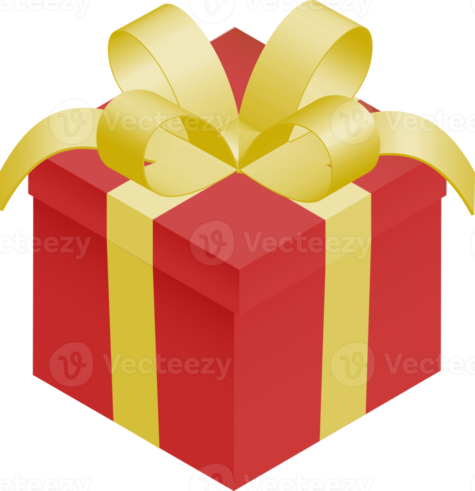 Gift box, PNG with transparent background