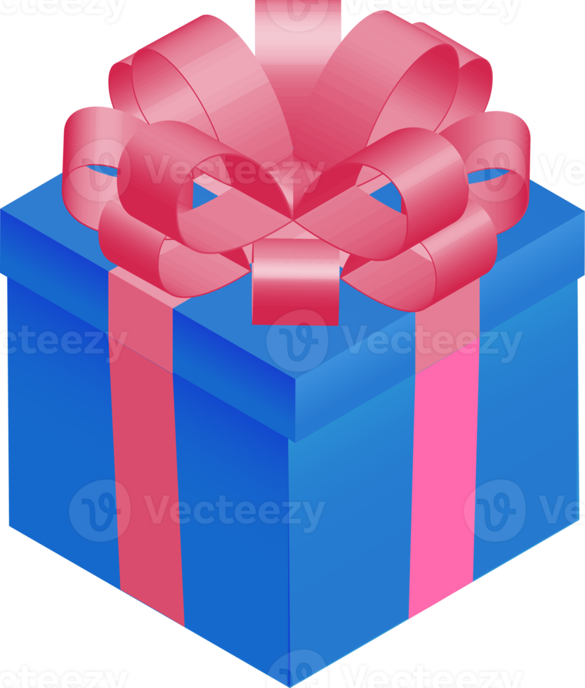 Gift box, PNG with transparent background