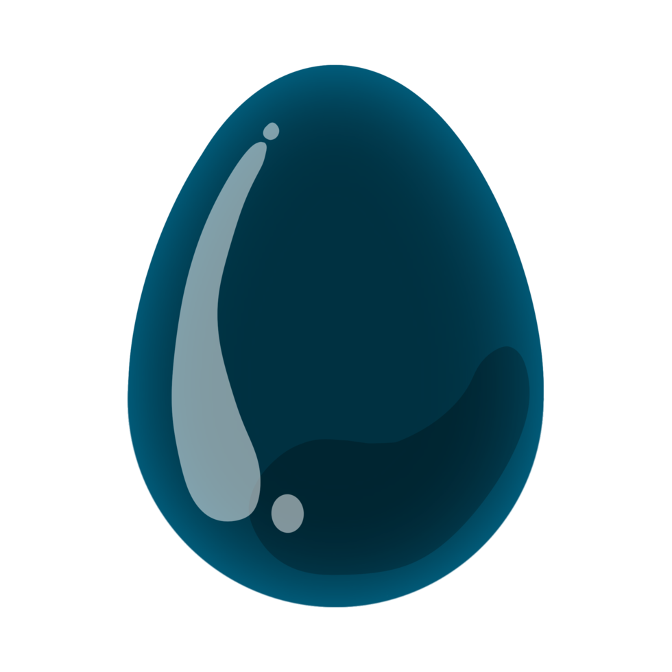 Blue Water Egg Drawing png