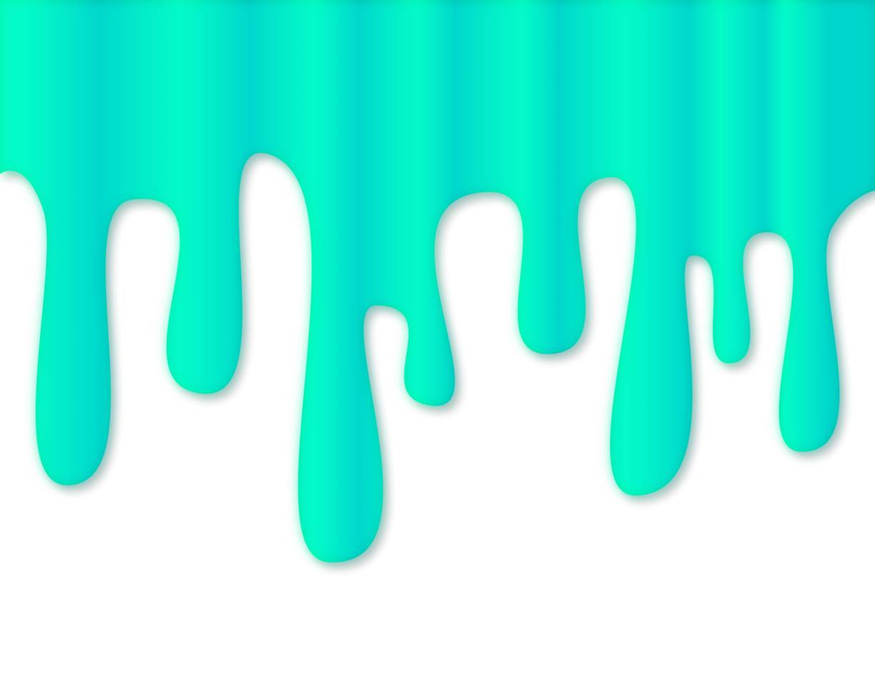 Green Slime Overlay with Drop Shadow png