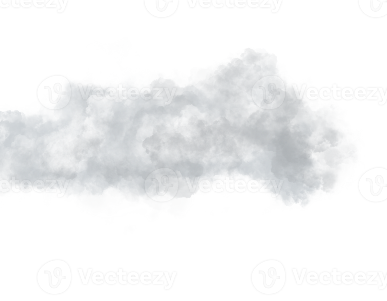 set of realistic smoke shape isolated on transparency background png