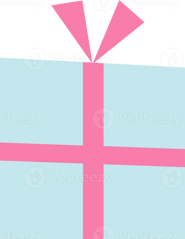 cute birthday gift, present box illustration png