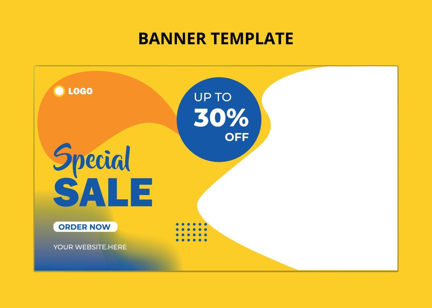 fashion sale web banner template. vector