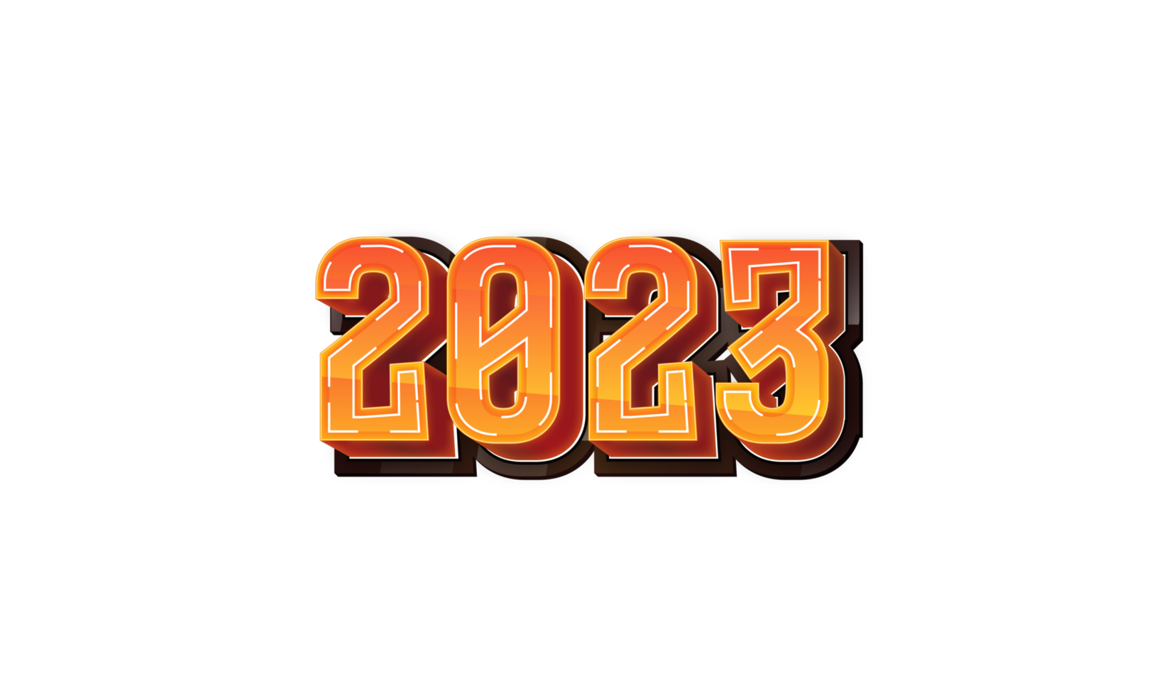 modern 2023 text style png