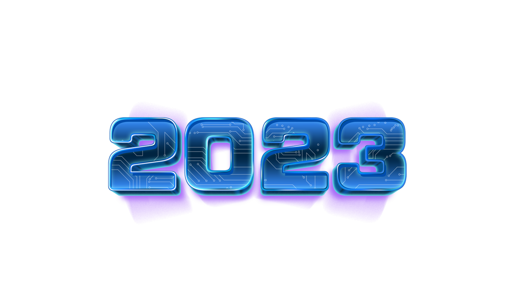 futuro 2023 texto 3d png