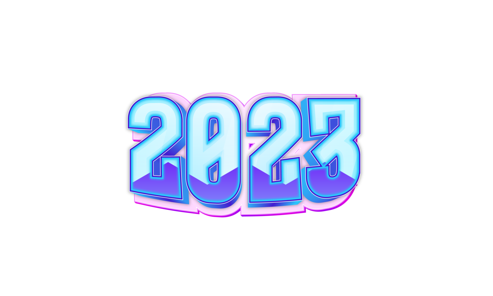 modern 2023 text style png