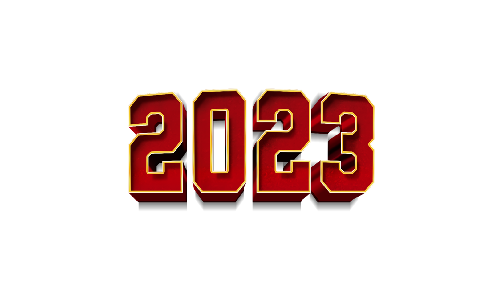 modern 2023 new year celebration text png