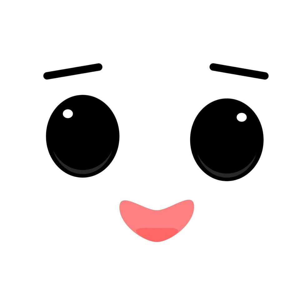 funny character face vector