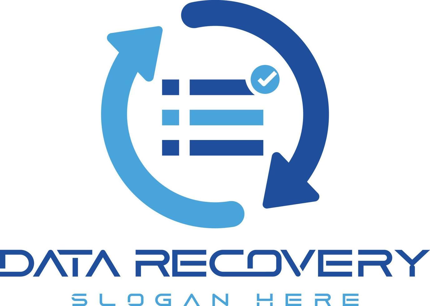 Data recovery, data recovery logo, Data, logo vector