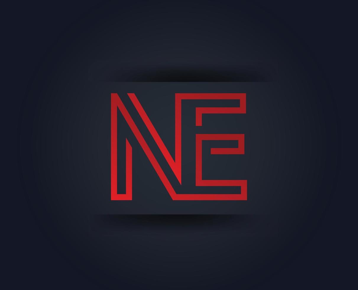 ne text typography design patter vector. vector