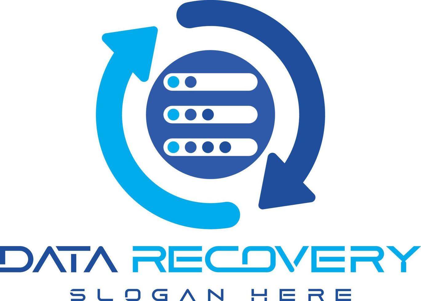 Data recovery, data recovery logo, Data, logo vector