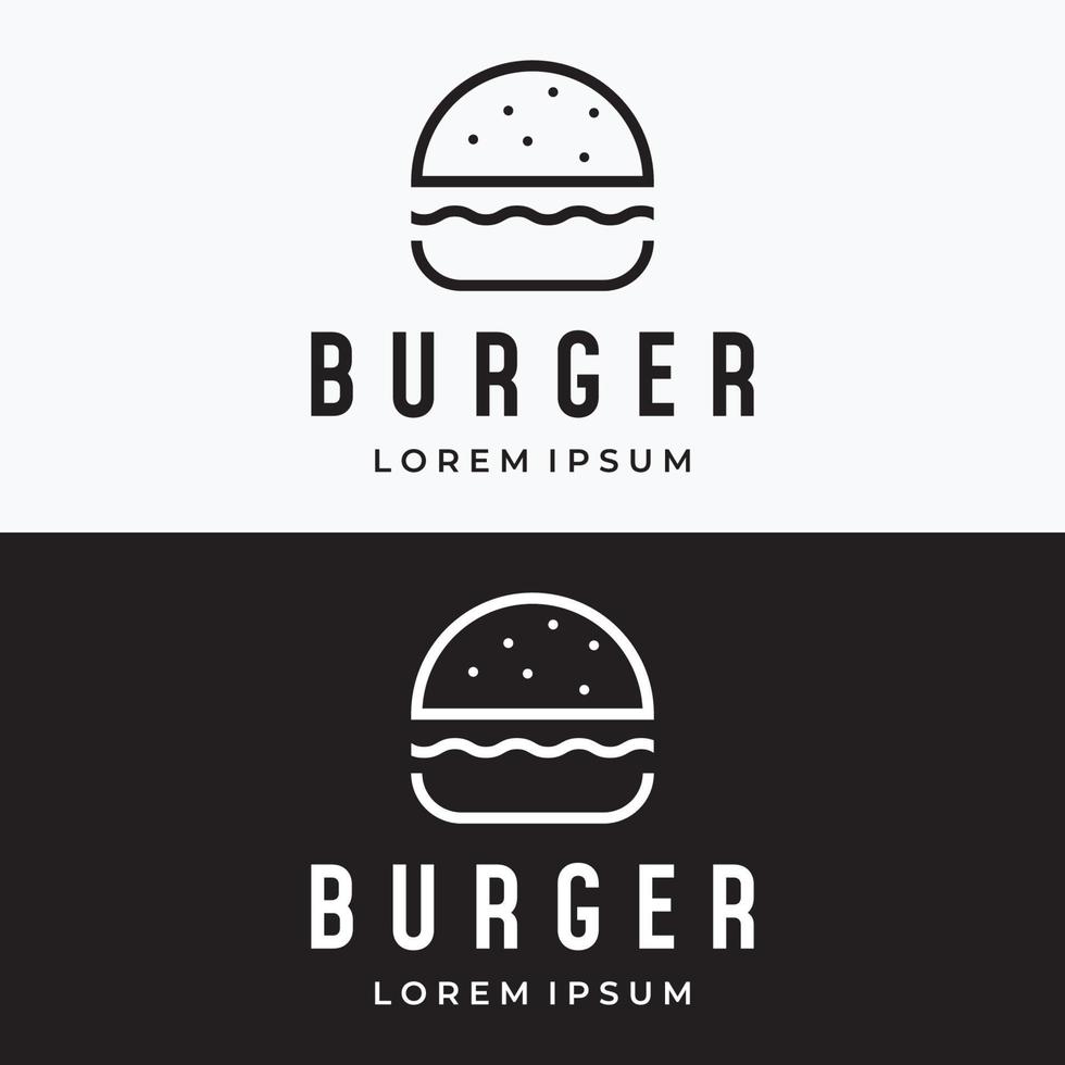 Burger logo,restaurant emblem,cafe,burger label and factory.Fast food template. vector