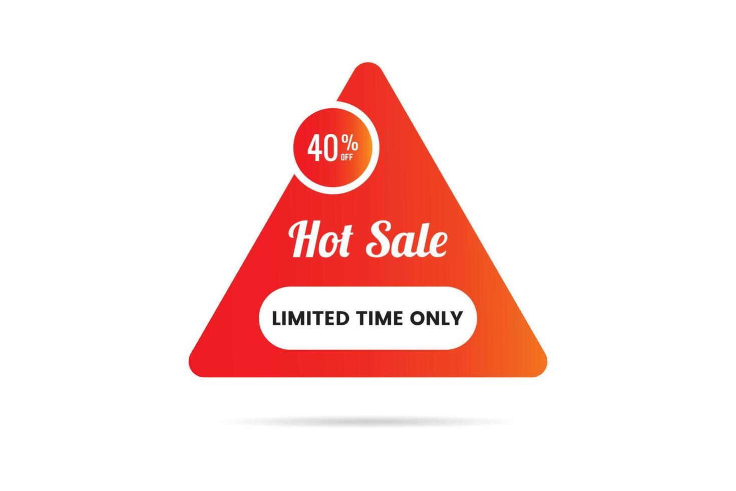 Limited time only hot sale vector illustration