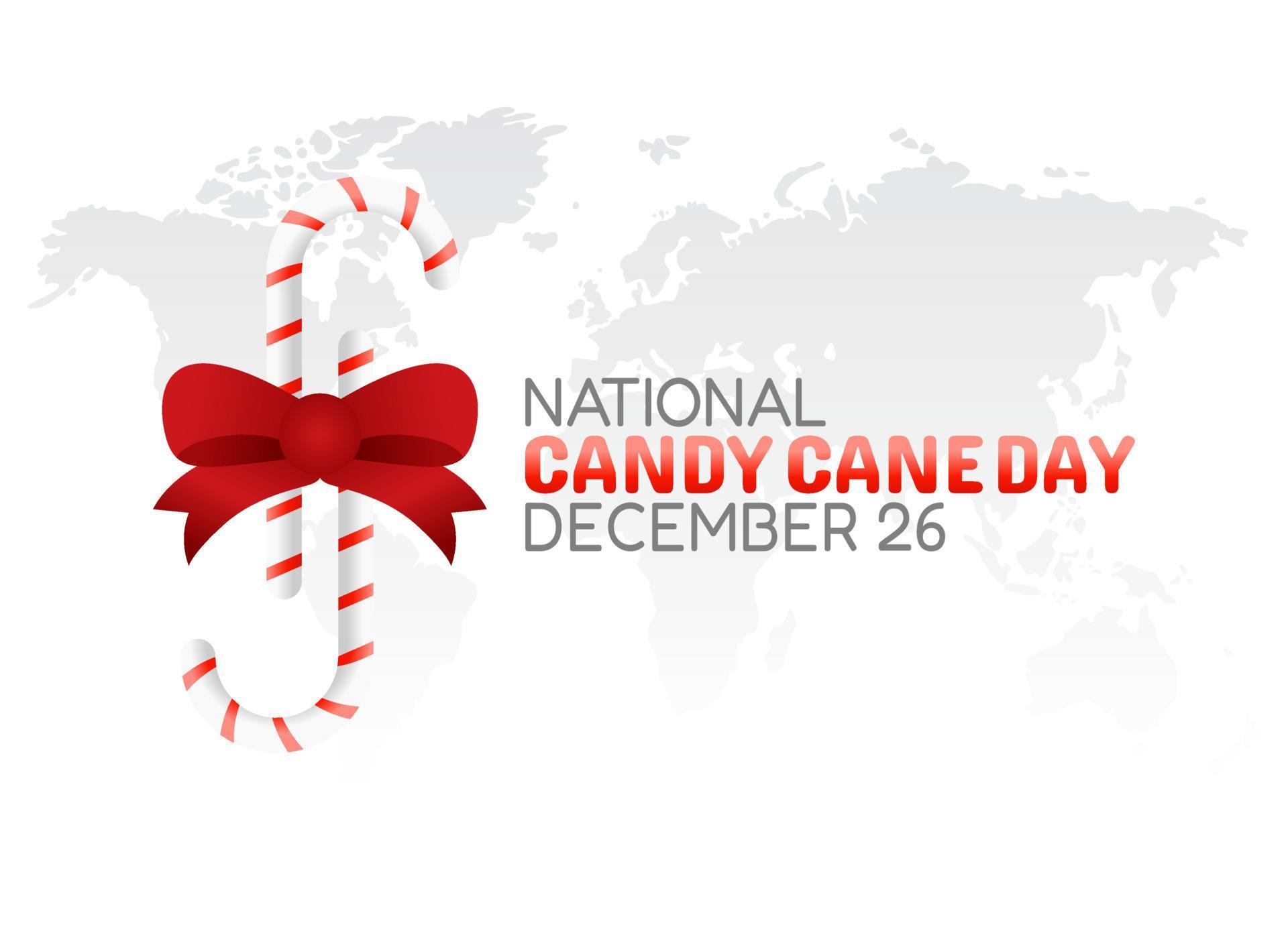 vector graphic of national candy cane day good for national candy cane