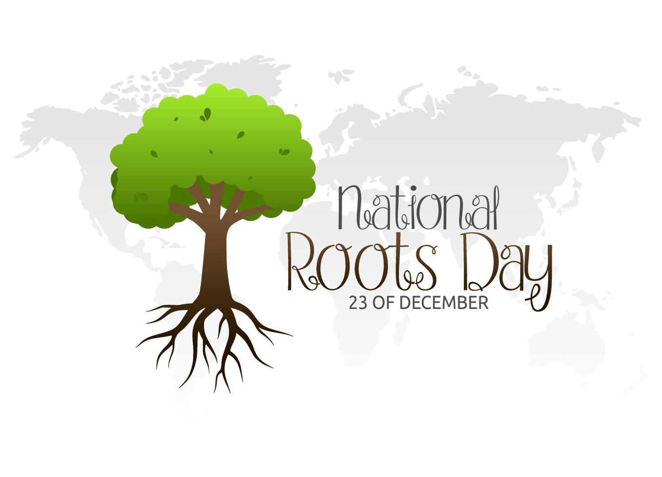 vector graphic of national roots day good for national roots day