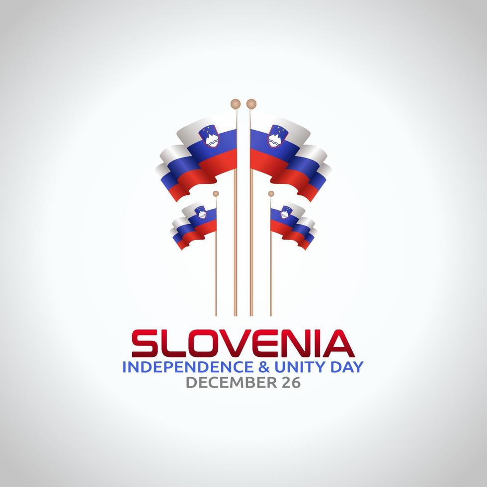 vector graphic of Slovenia independence and unity day good for Slovenia
