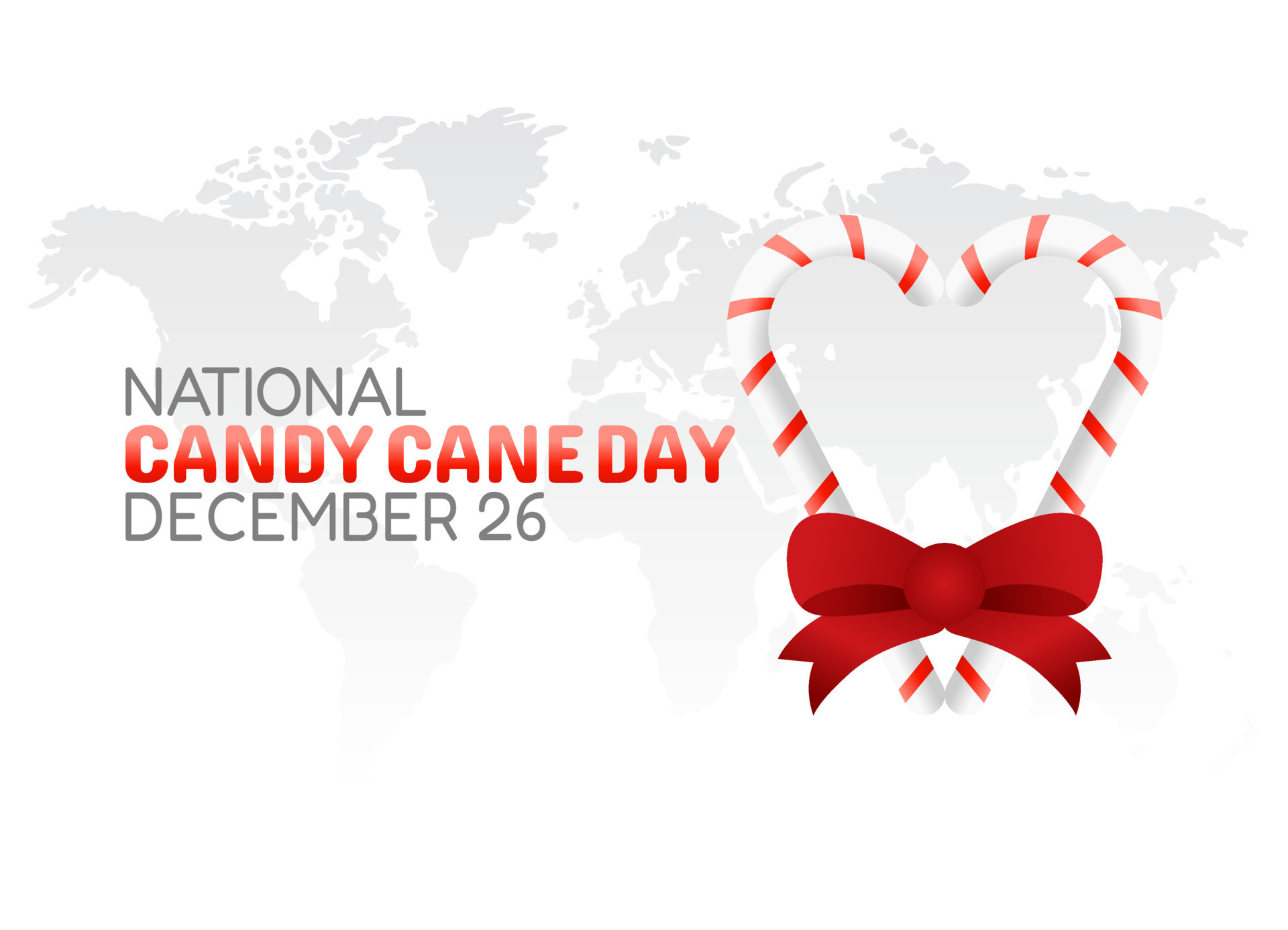 vector graphic of national candy cane day good for national candy cane