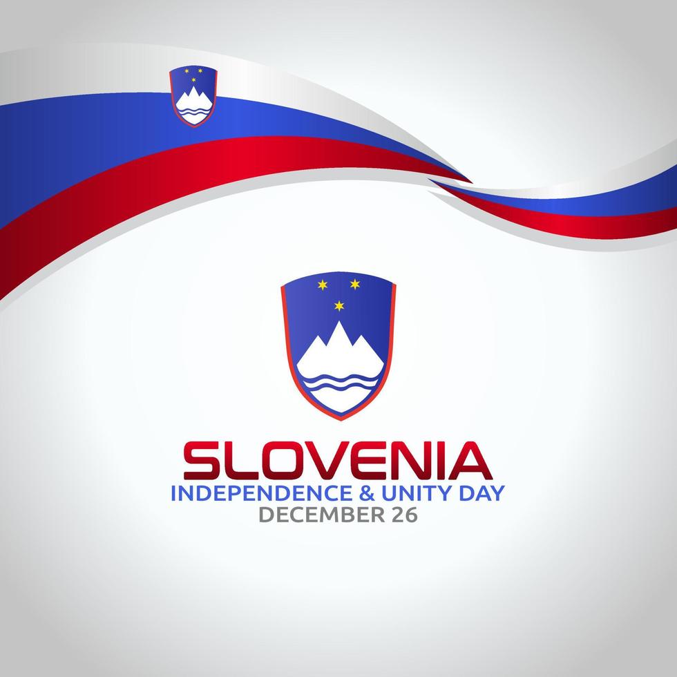 vector graphic of Slovenia independence and unity day good for Slovenia