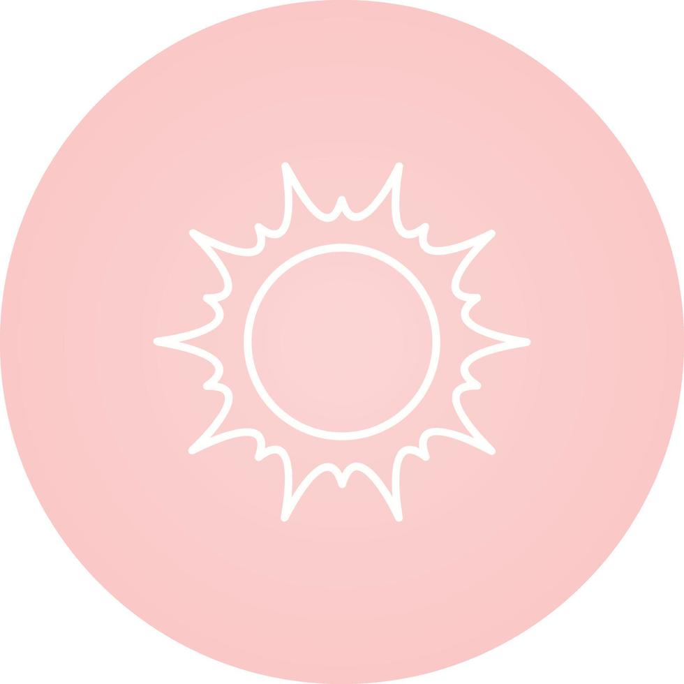 Sun Vector Icon