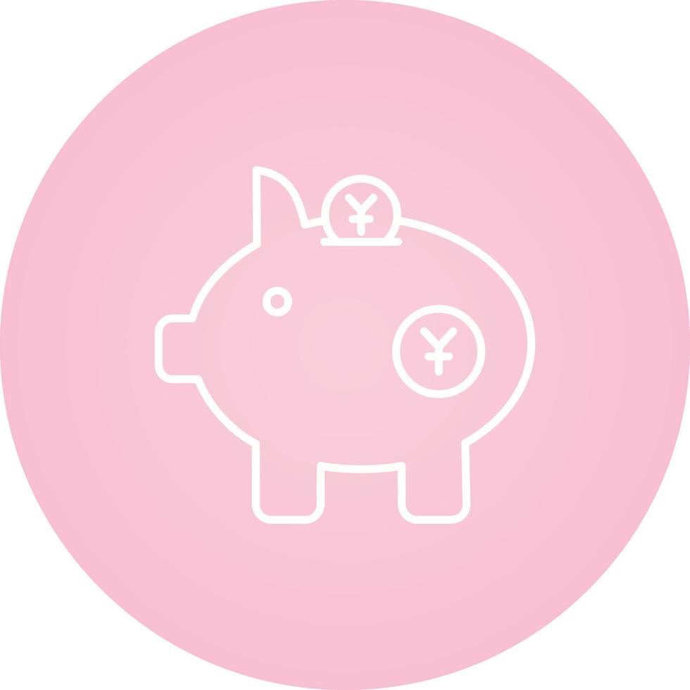 Piggy Bank Vector Icon