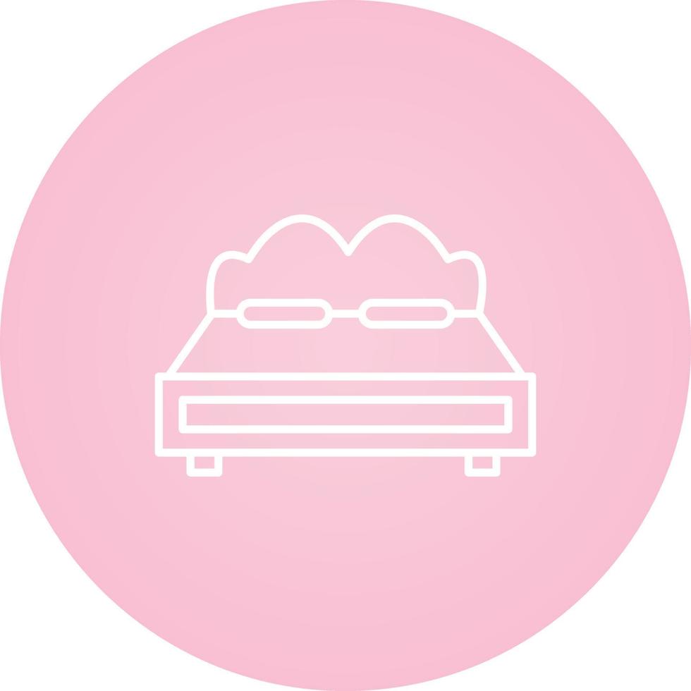 Double Bed Vector Icon