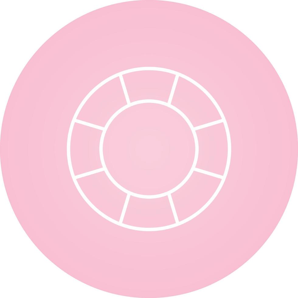 Life Saving Tube Vector Icon