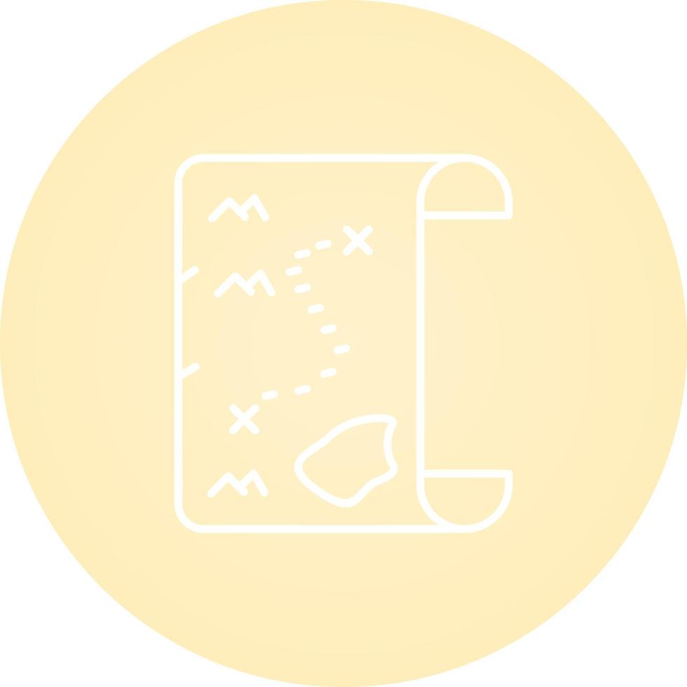 Pirate Map Vector Icon