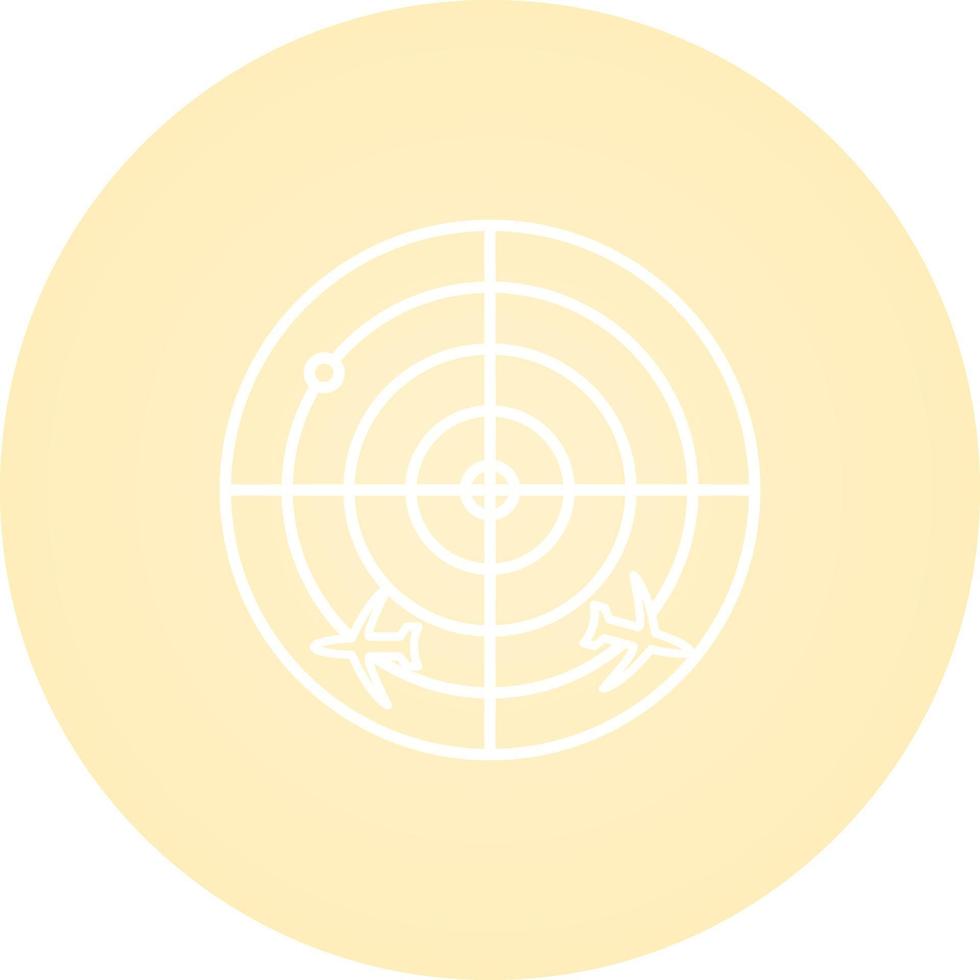 Radar Screen Vector Icon