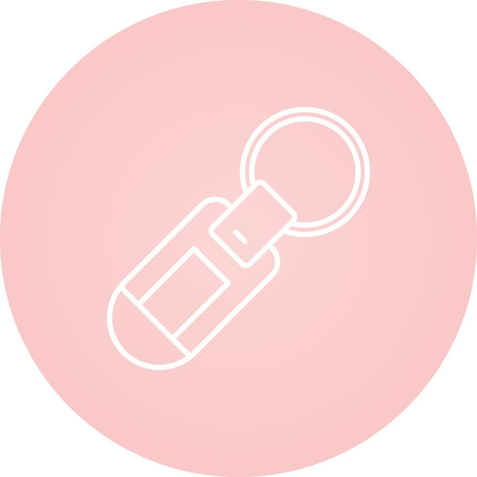 Keychain Vector Icon