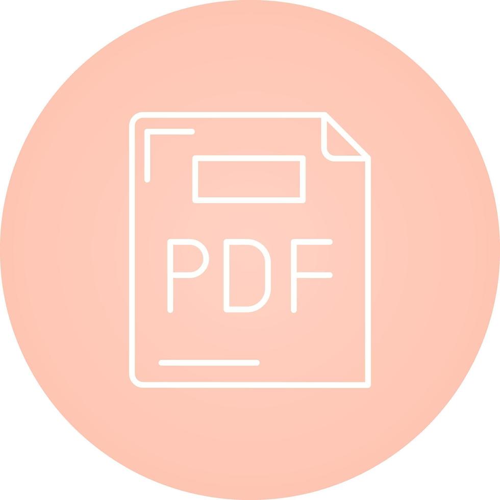 PDF Vector Icon