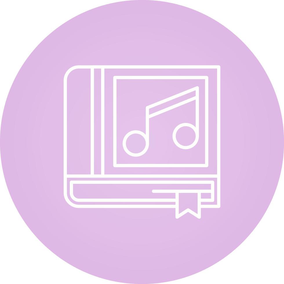 Music Book Vector Icon