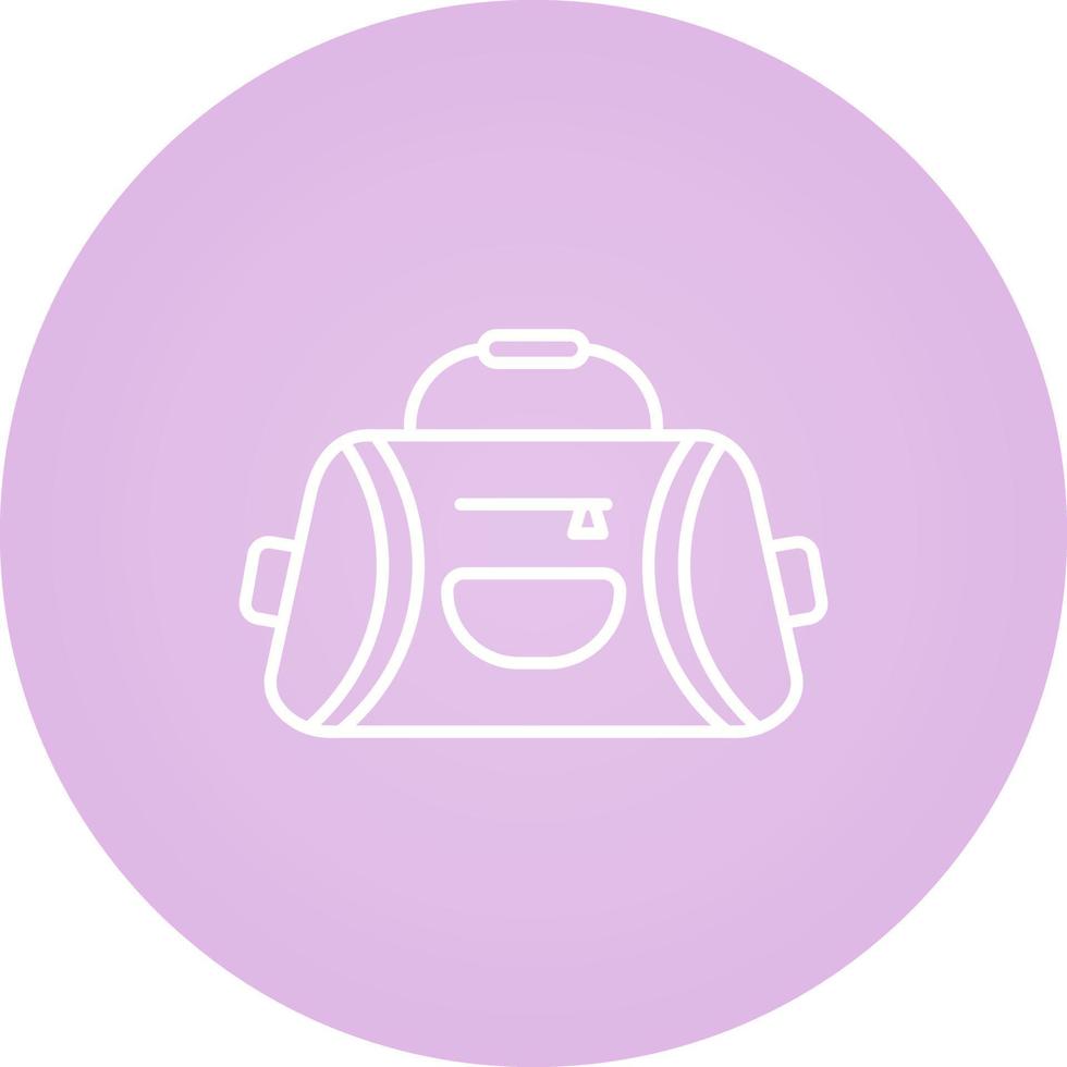 icono de vector de bolsa de deporte