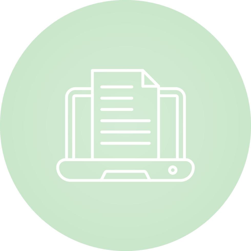 Content Writing Vector Icon