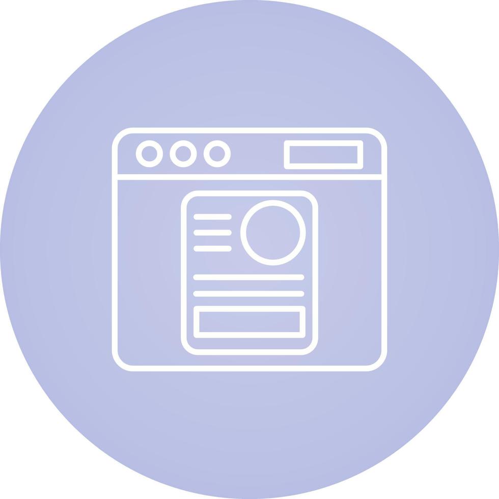 Blog Vector Icon