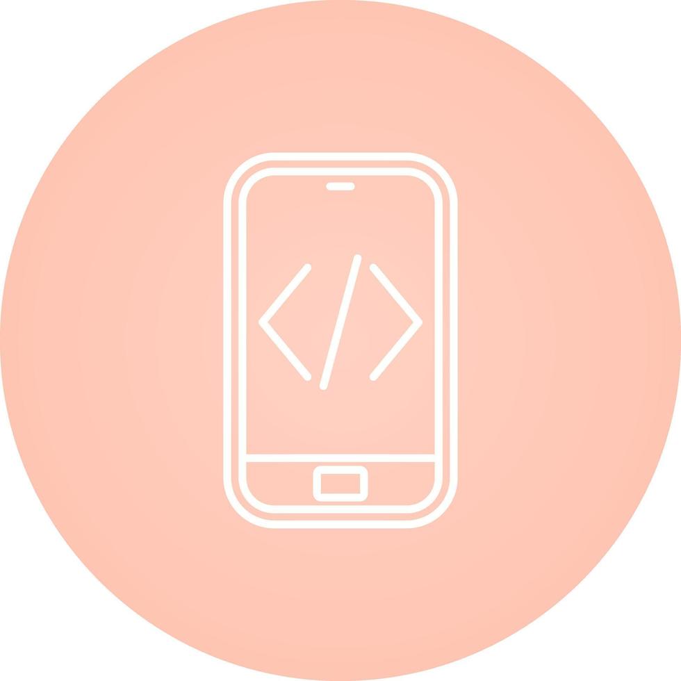 icono de vector de codificación