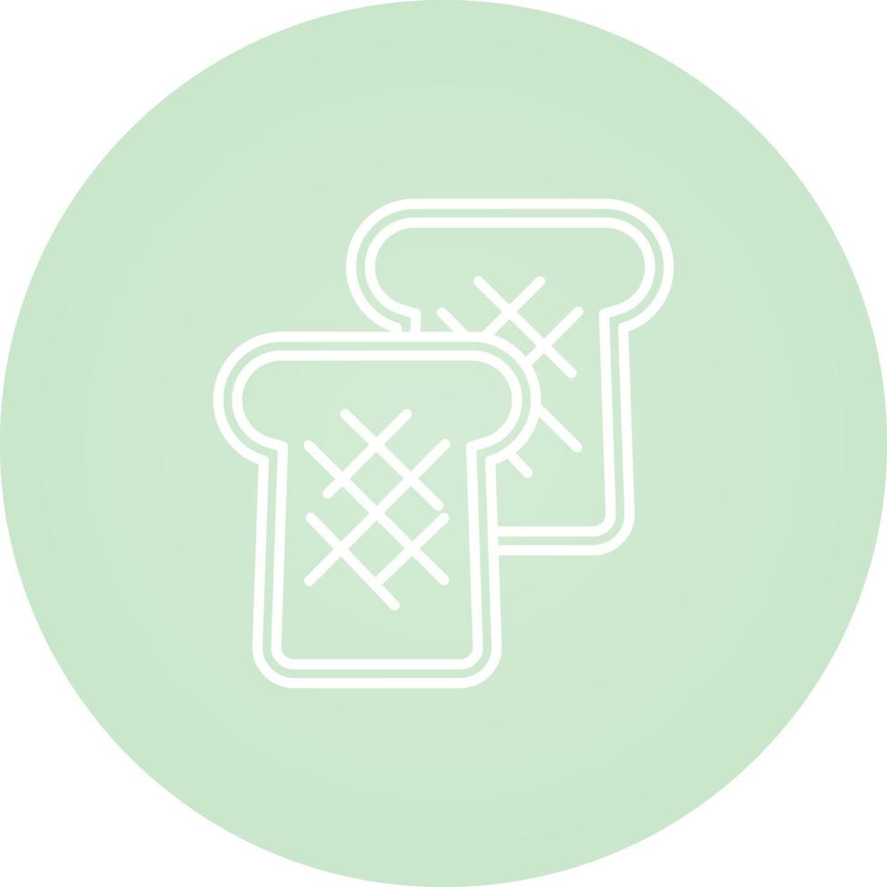 Toast Bread Vector Icon
