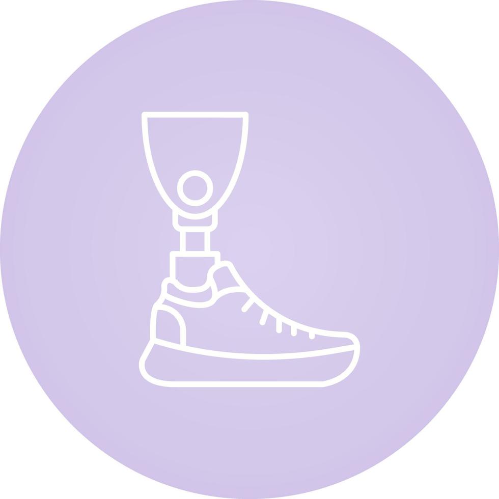 Prosthesis Vector Icon