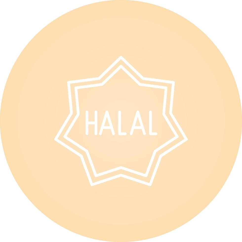 Halal Vector Icon