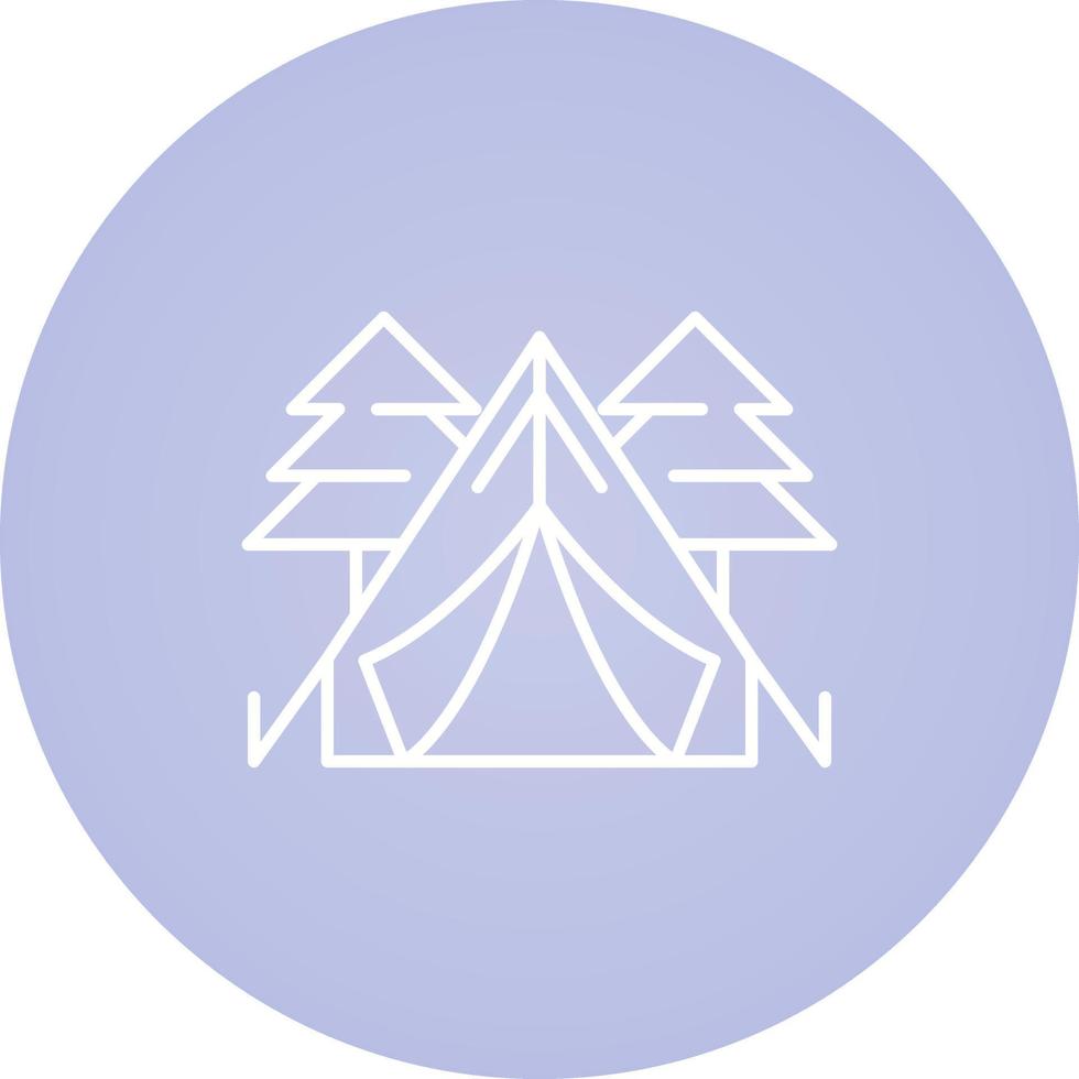 Tent Vector Icon