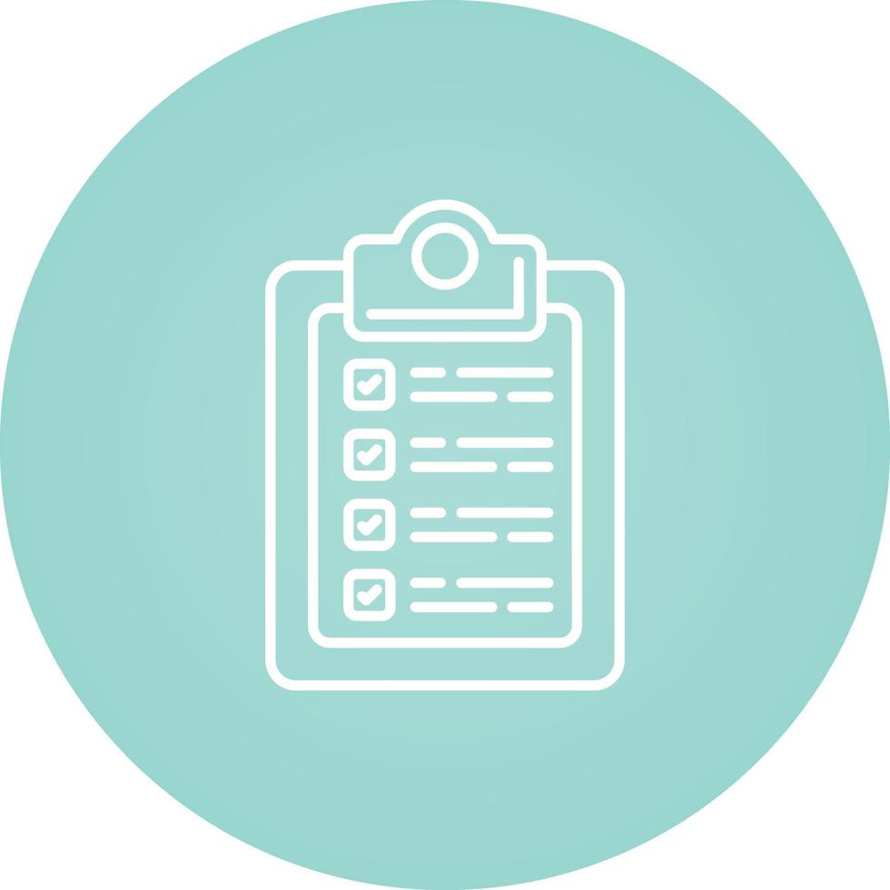 Checklist Vector Icon