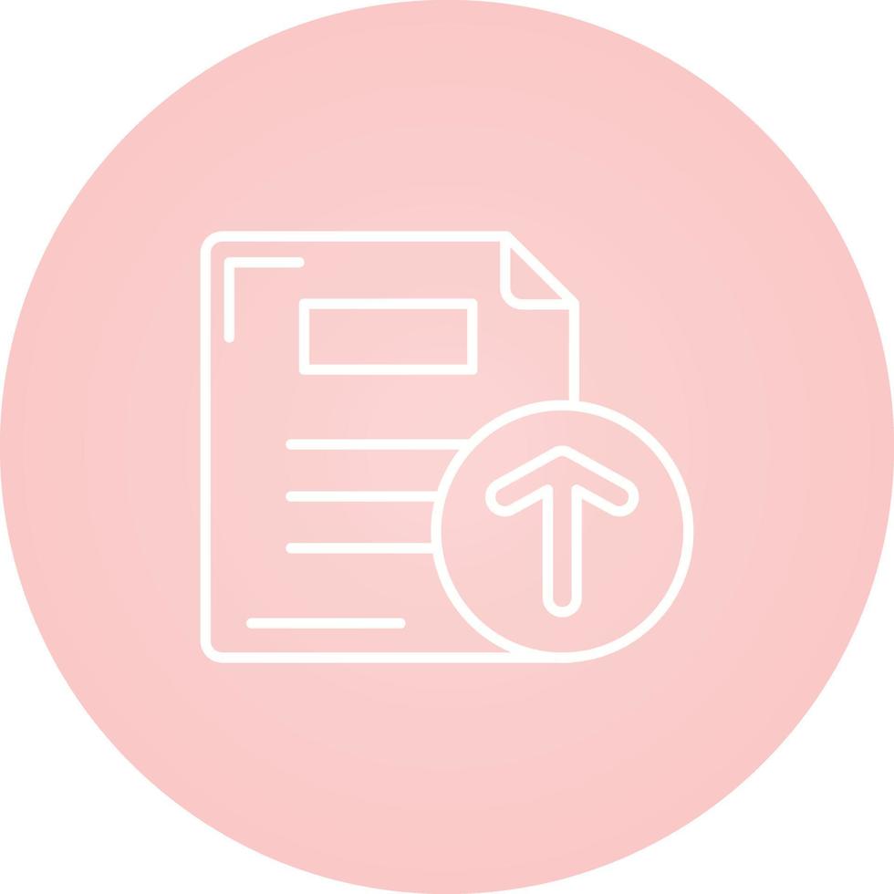 Files Upload Vector Icon