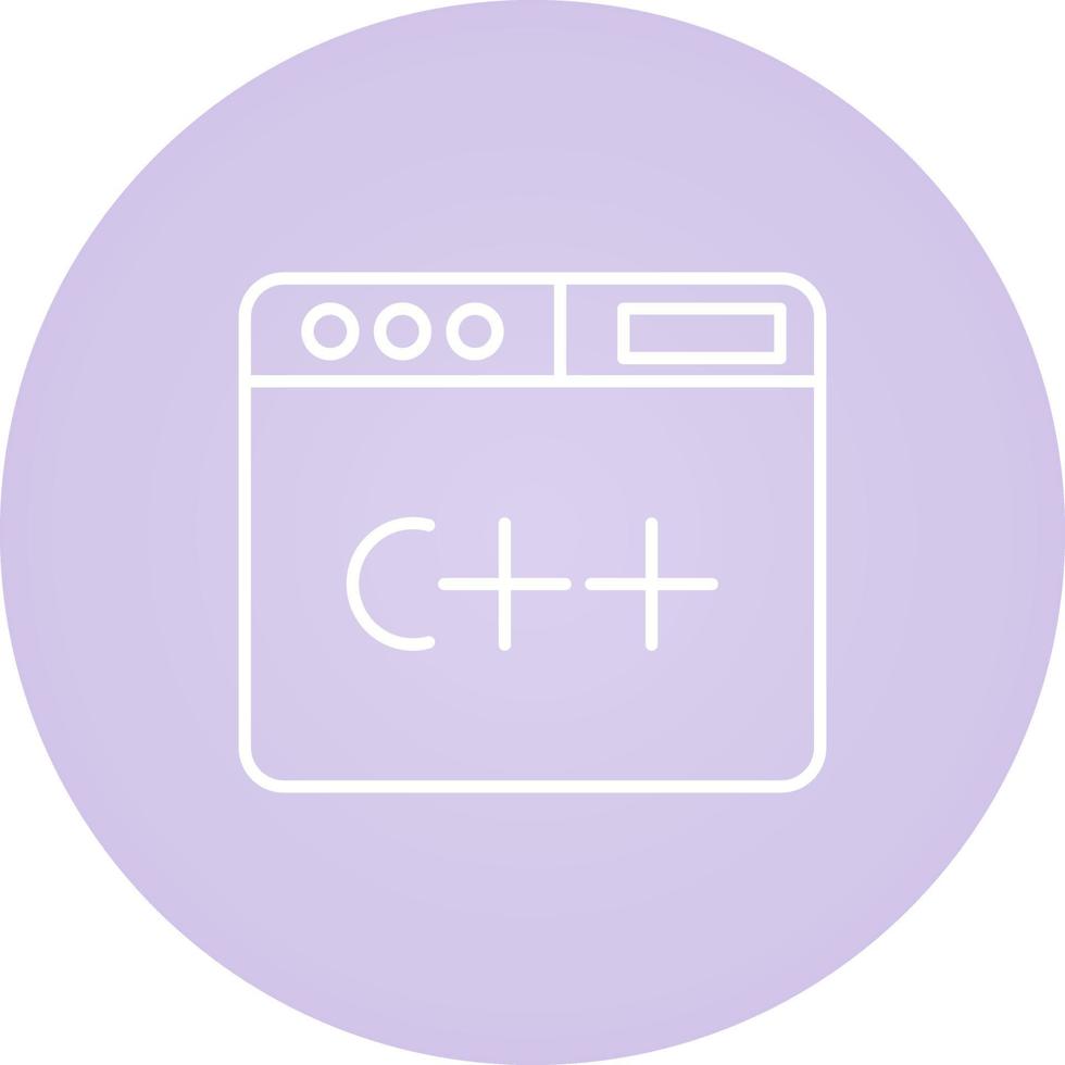 icono de vector de lenguaje de programación