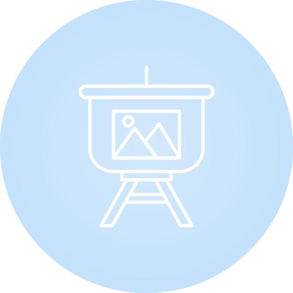 Gallery Presentation Vector Icon