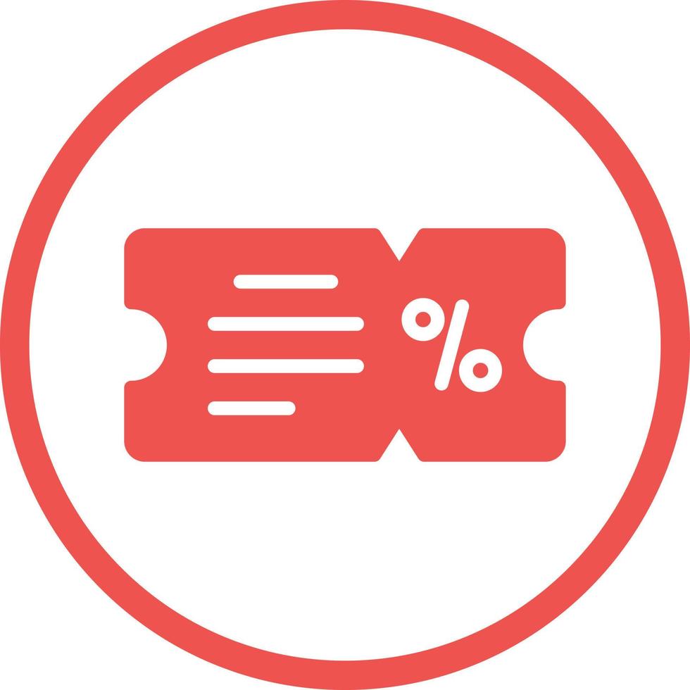 Voucher Vector Icon Design