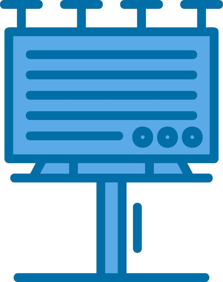 Billboard Vector Icon Design