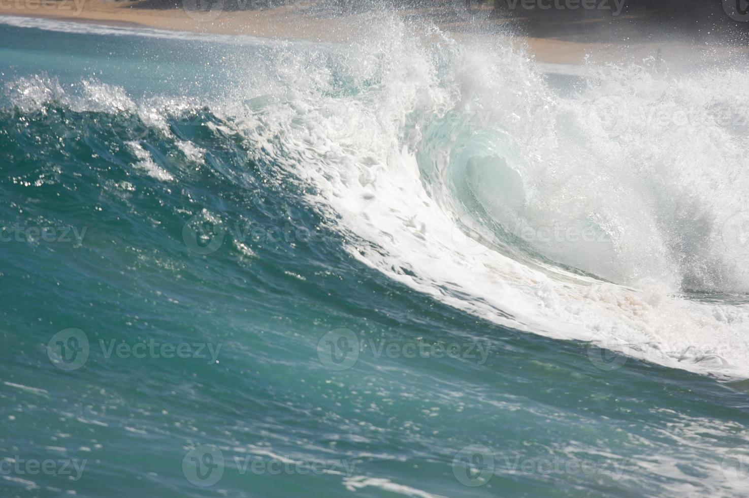 Dramatic Shorebreak Wave photo