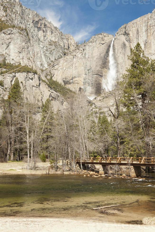 Upper Falls and Merced River at Yosemite photo