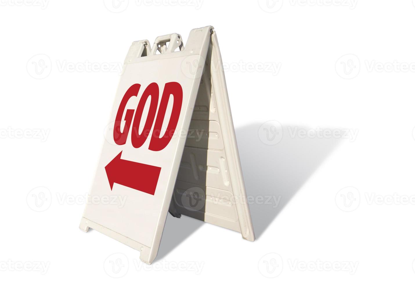 God Tent Sign photo