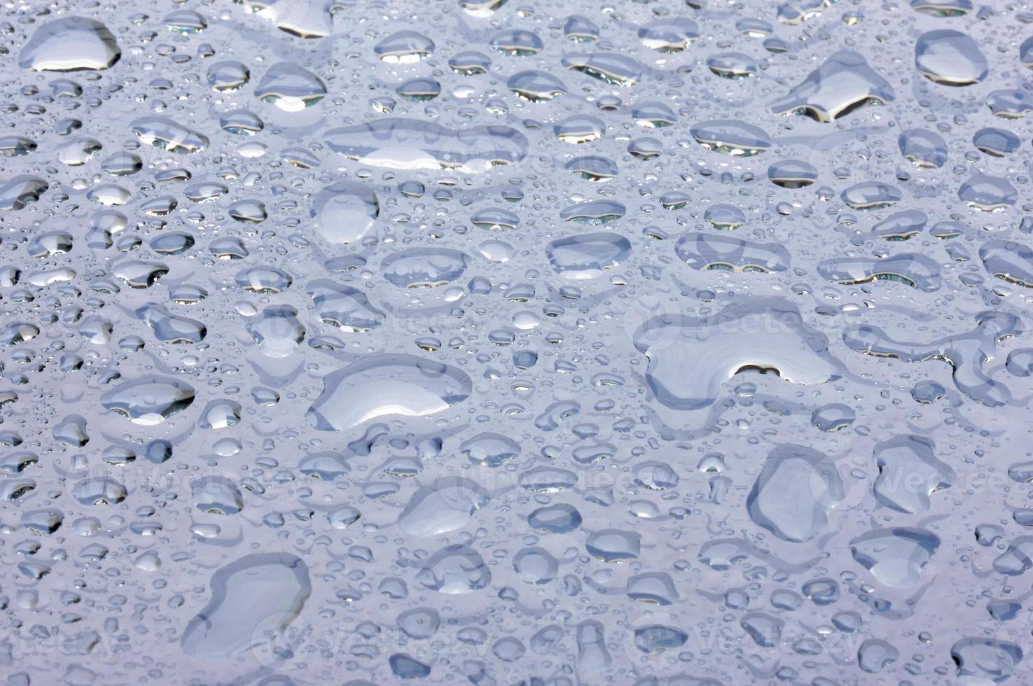 Water Drops on Glass photo