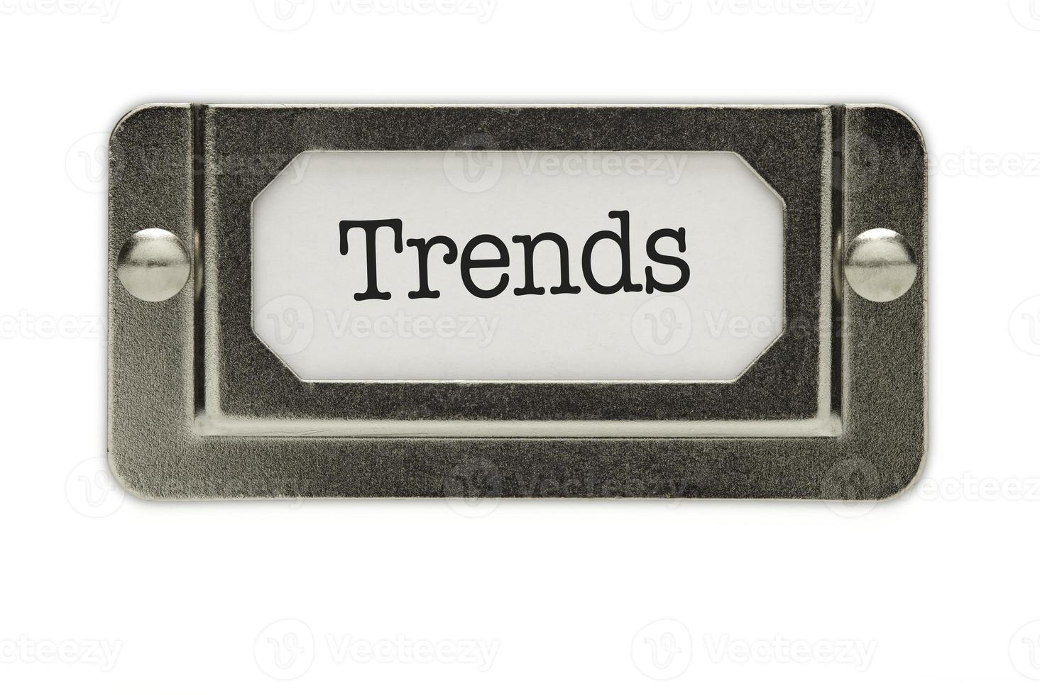 Trends File Drawer Label photo